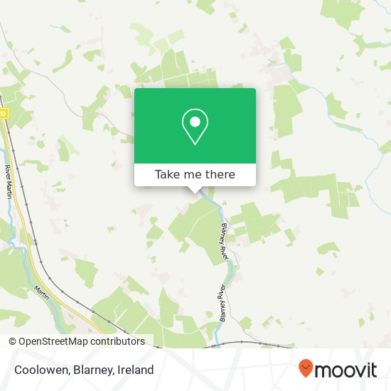 Coolowen, Blarney map