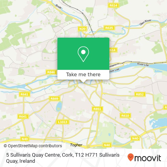 5 Sullivan's Quay Centre, Cork, T12 H771 Sullivan's Quay map