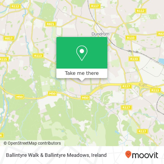 Ballintyre Walk & Ballintyre Meadows map