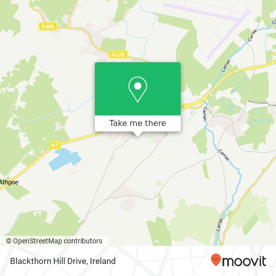 Blackthorn Hill Drive map