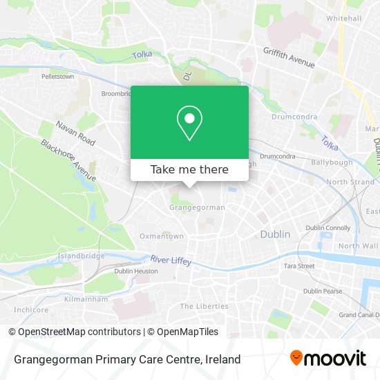 Grangegorman Primary Care Centre map