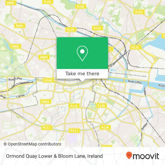 Ormond Quay Lower & Bloom Lane map