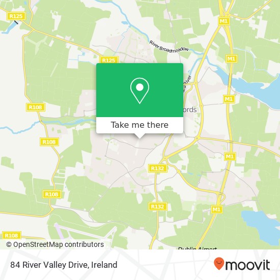 84 River Valley Drive map