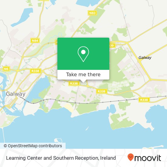 Learning Center and Southern Reception map