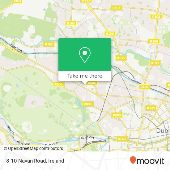 8-10 Navan Road map
