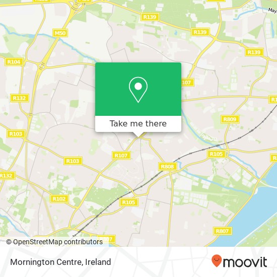 Mornington Centre map