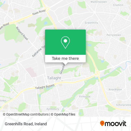 Greenhills Road map