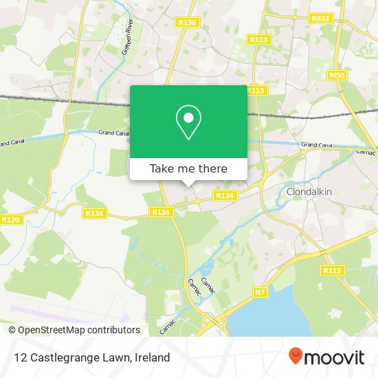 12 Castlegrange Lawn map