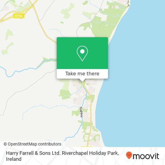 Harry Farrell & Sons Ltd. Riverchapel Holiday Park map