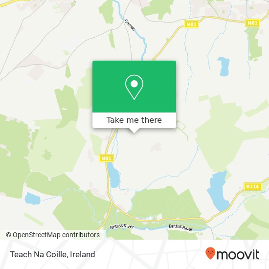 Teach Na Coille map