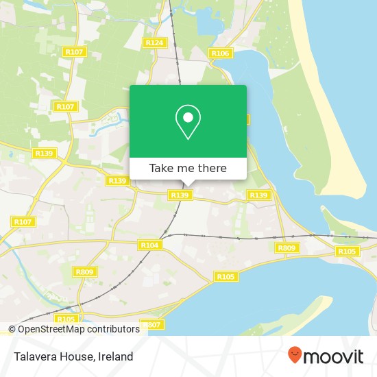 Talavera House map