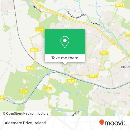 Aldemere Drive map