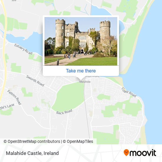 Malahide Castle map