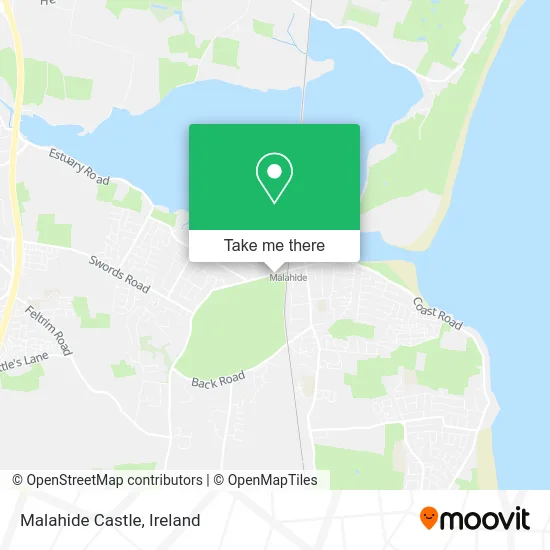Malahide Castle map