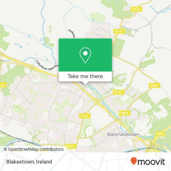 Blakestown map