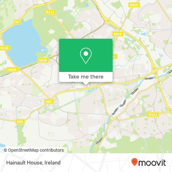 Hainault House map