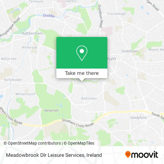 Meadowbrook Dlr Leisure Services map