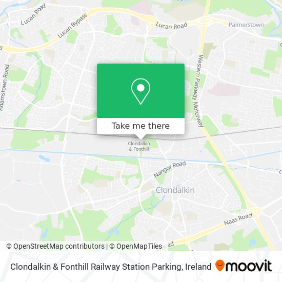 Clondalkin & Fonthill Railway Station Parking map
