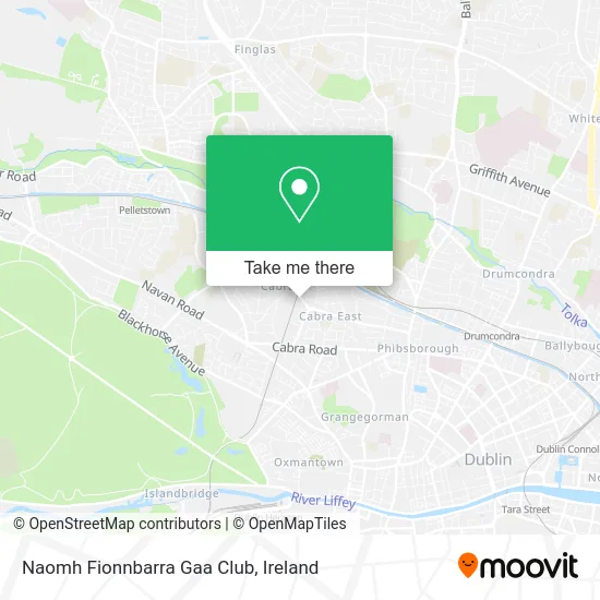 Naomh Fionnbarra Gaa Club map