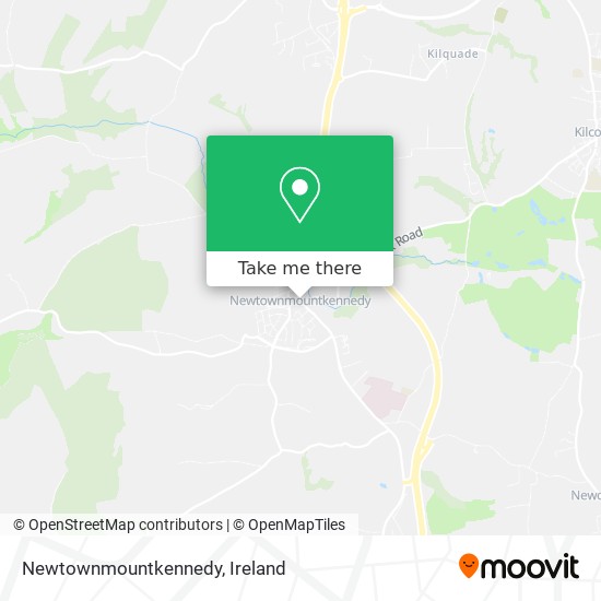 Mappa Newtownmountkennedy