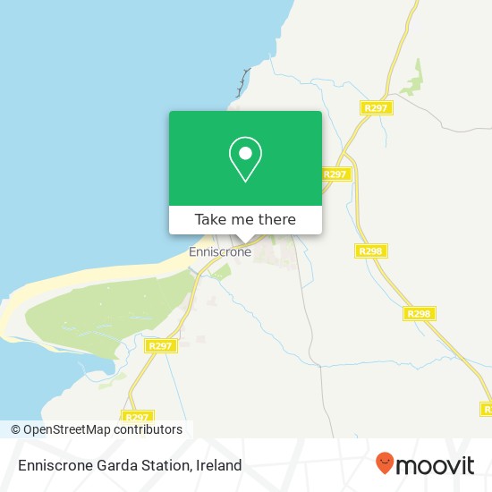 Enniscrone Garda Station map