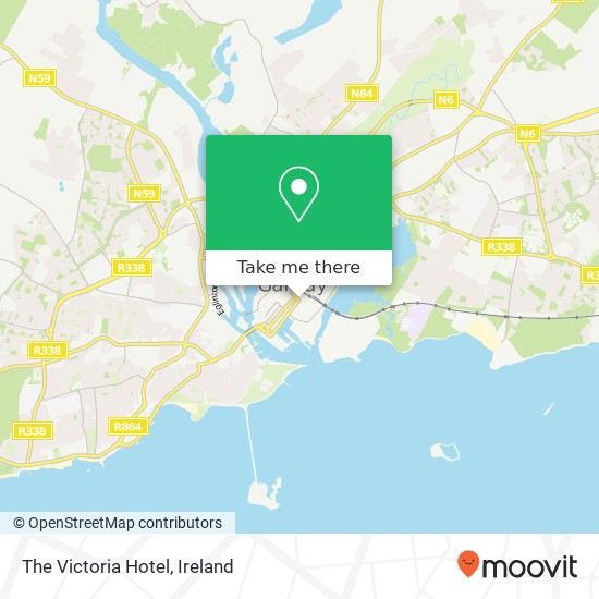 The Victoria Hotel map