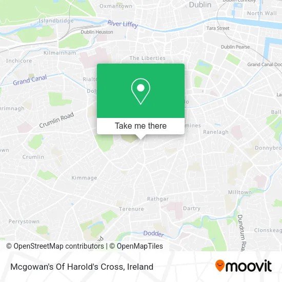 Mcgowan's Of Harold's Cross map