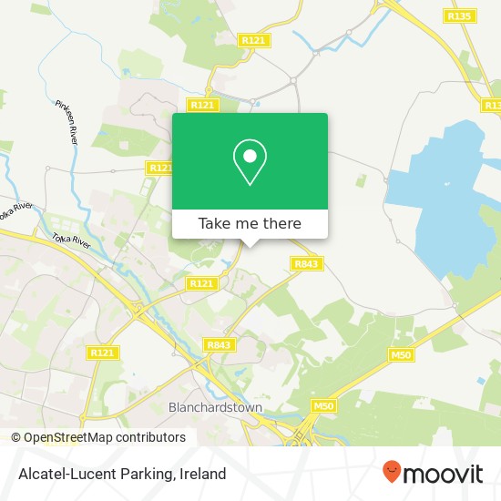 Alcatel-Lucent Parking map