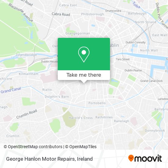 George Hanlon Motor Repairs map