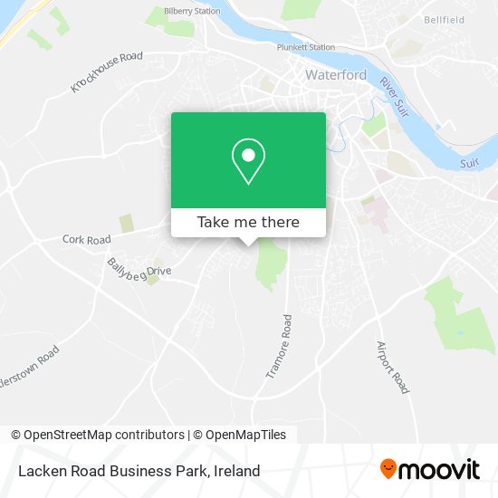 Lacken Road Business Park map