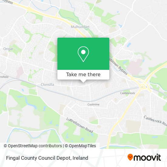 Fingal County Council Depot map