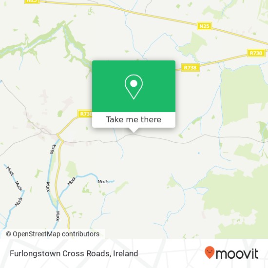 Furlongstown Cross Roads map