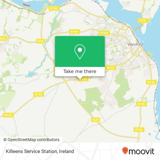 Killeens Service Station map