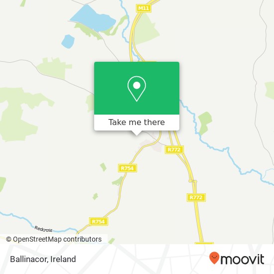 Ballinacor map