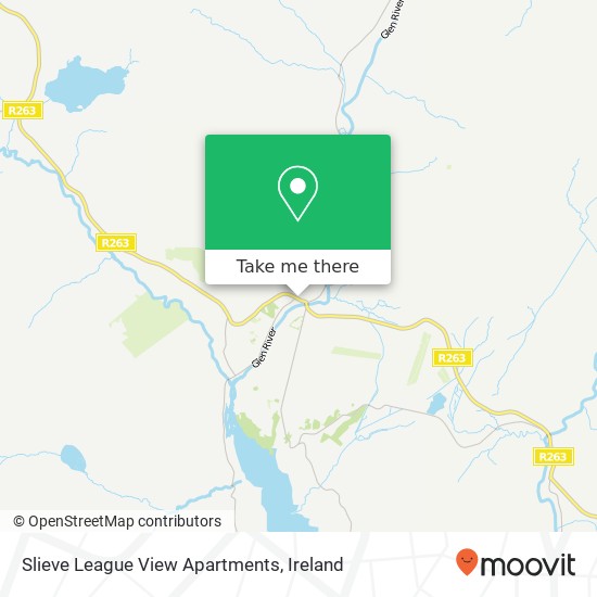 Slieve League View Apartments map