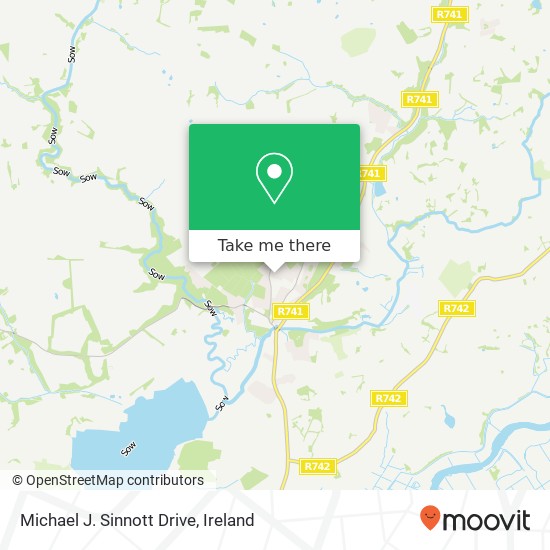 Michael J. Sinnott Drive map