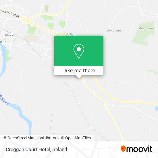 Creggan Court Hotel map