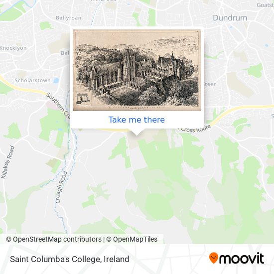 Saint Columba's College map