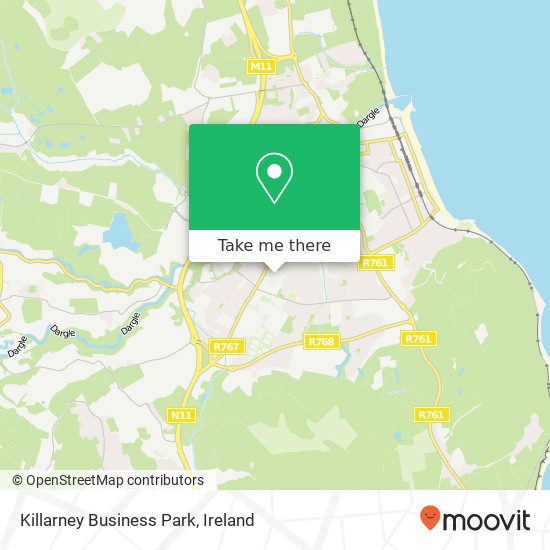 Killarney Business Park map