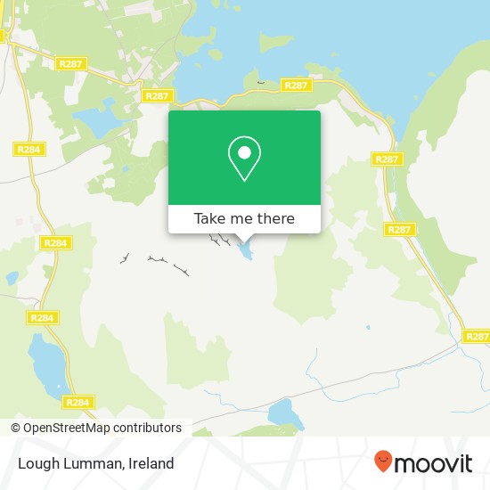 Lough Lumman map