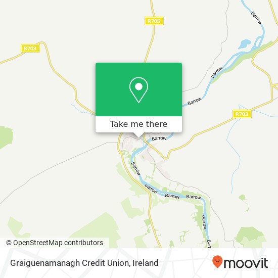 Graiguenamanagh Credit Union map