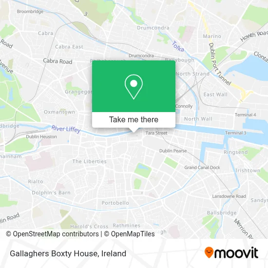 Gallaghers Boxty House map