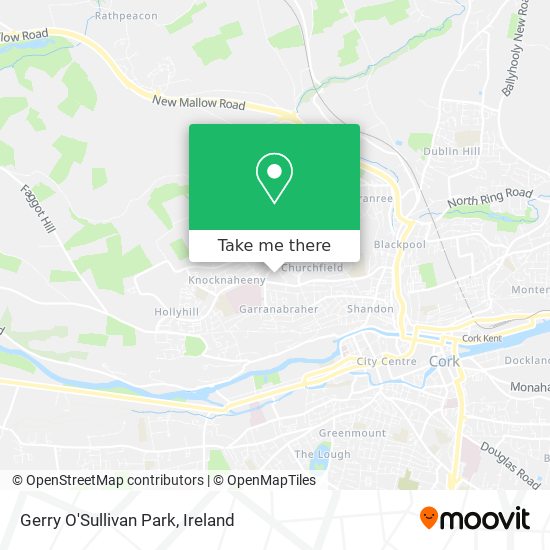 Gerry O'Sullivan Park map