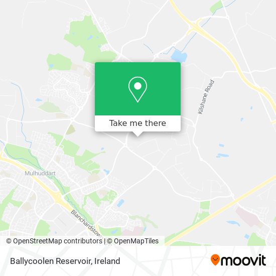 Ballycoolen Reservoir map