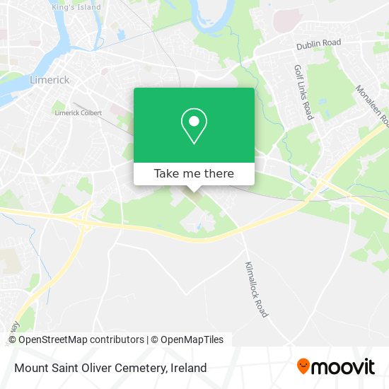 Mount Saint Oliver Cemetery plan