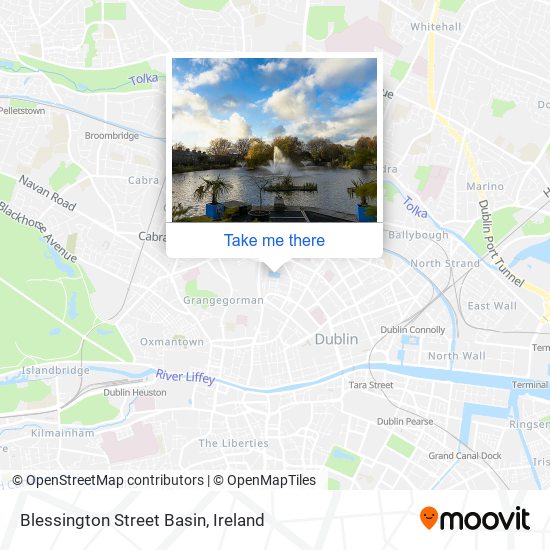 Blessington Street Basin map