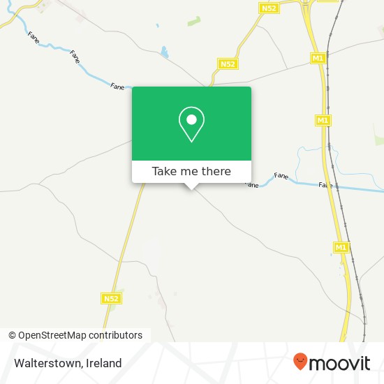 Walterstown map