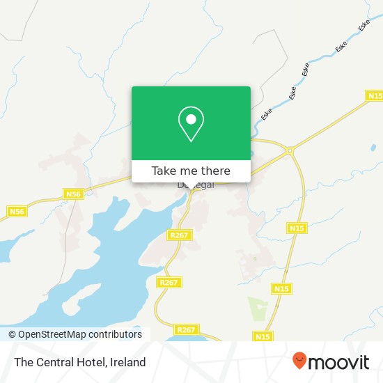 The Central Hotel map