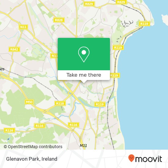 Glenavon Park map