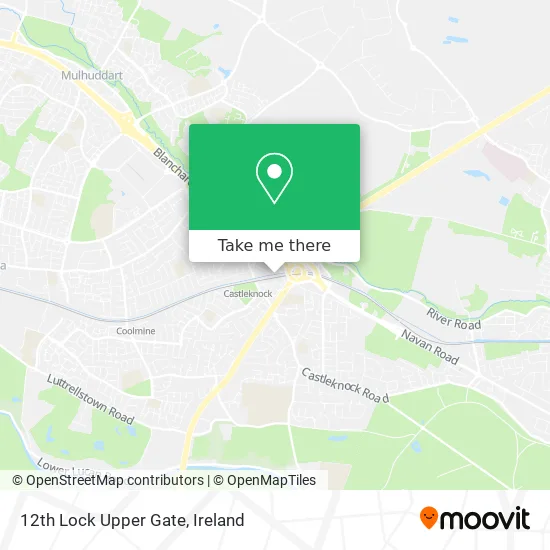 12th Lock Upper Gate map